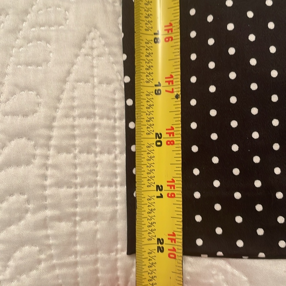 NWT $43 New York & Company Polka Dots Crop Pants 7th Avenue Pants Black & White - Picture 9 of 16